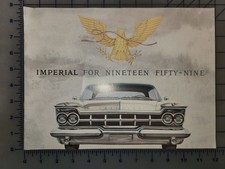 1959 Chrysler Imperial Brochure Original