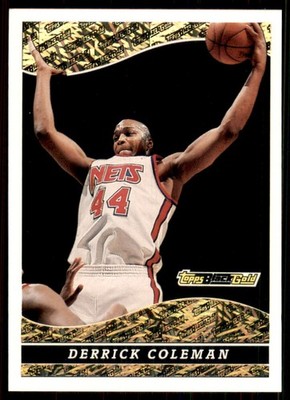 1993-94 Topps Black Gold Derrick Coleman New Jersey Nets #8