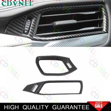 Cubierta de ventilación de salida de aire L&R para consola de fibra de carbono ABS para Ford Escape 2020-2025 2*