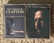 Eric Clapton Lot of 2 Cassette Tapes - Cream of Clapton  Journeyman