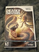 Deadly Creatures (Nintendo Wii, 2009) NO MANUAL Rare Game MINT DISC!