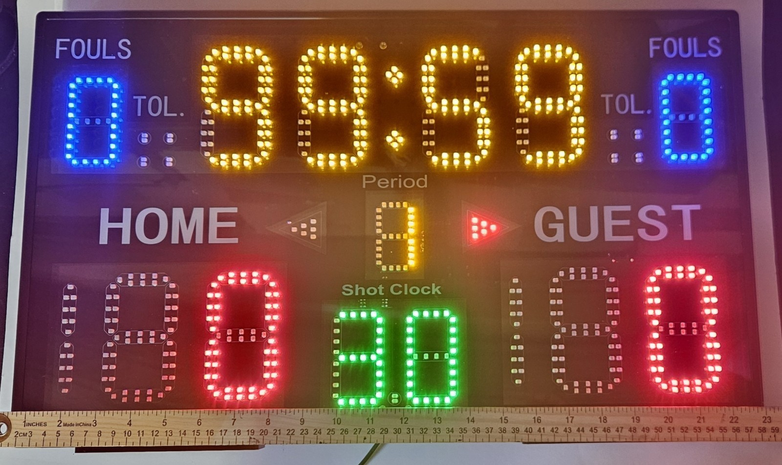 Led Light Scoreboard GANXIN A30N 15-DIGITAL SCOREBOARD WITH LED LIGHT NEW IN BOX