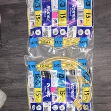 Romex 12/3 NM-B Solid Copper Building Cable 15 ft Yellow 600V 3 Conductor