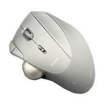 Elecom IST Pro M-IPT10MRSBK Trackball Mouse Gray Tested working From Japan