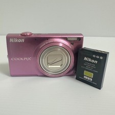 MINT Nikon COOLPIX S6100 Gloss Pink 7x Zoom 16MP Digital Camera