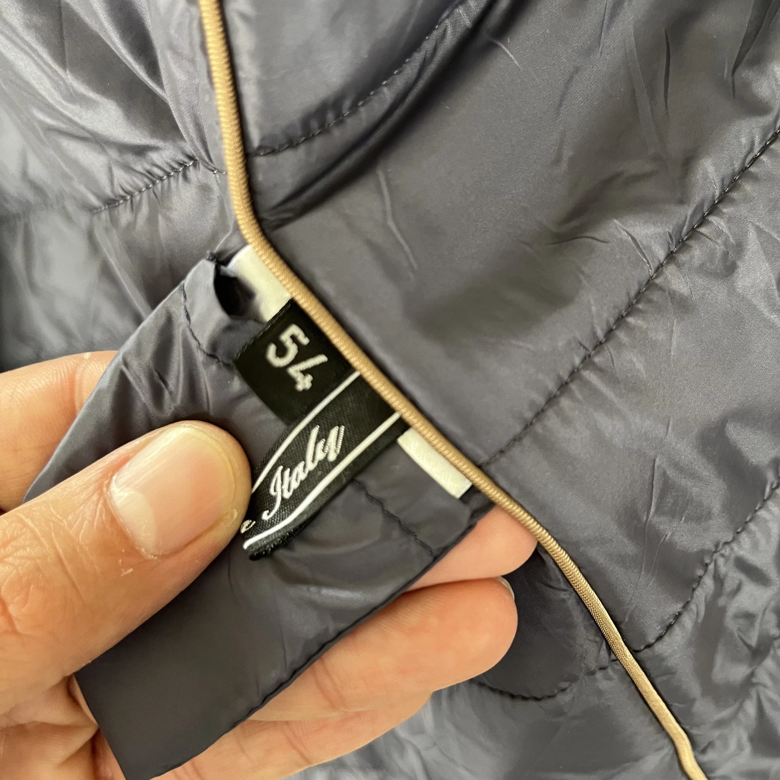 Gimo's Coat Mens 54 Brown Wool Cashmere Loro Piana Storm System Overcoat Italy - product detail image 11
