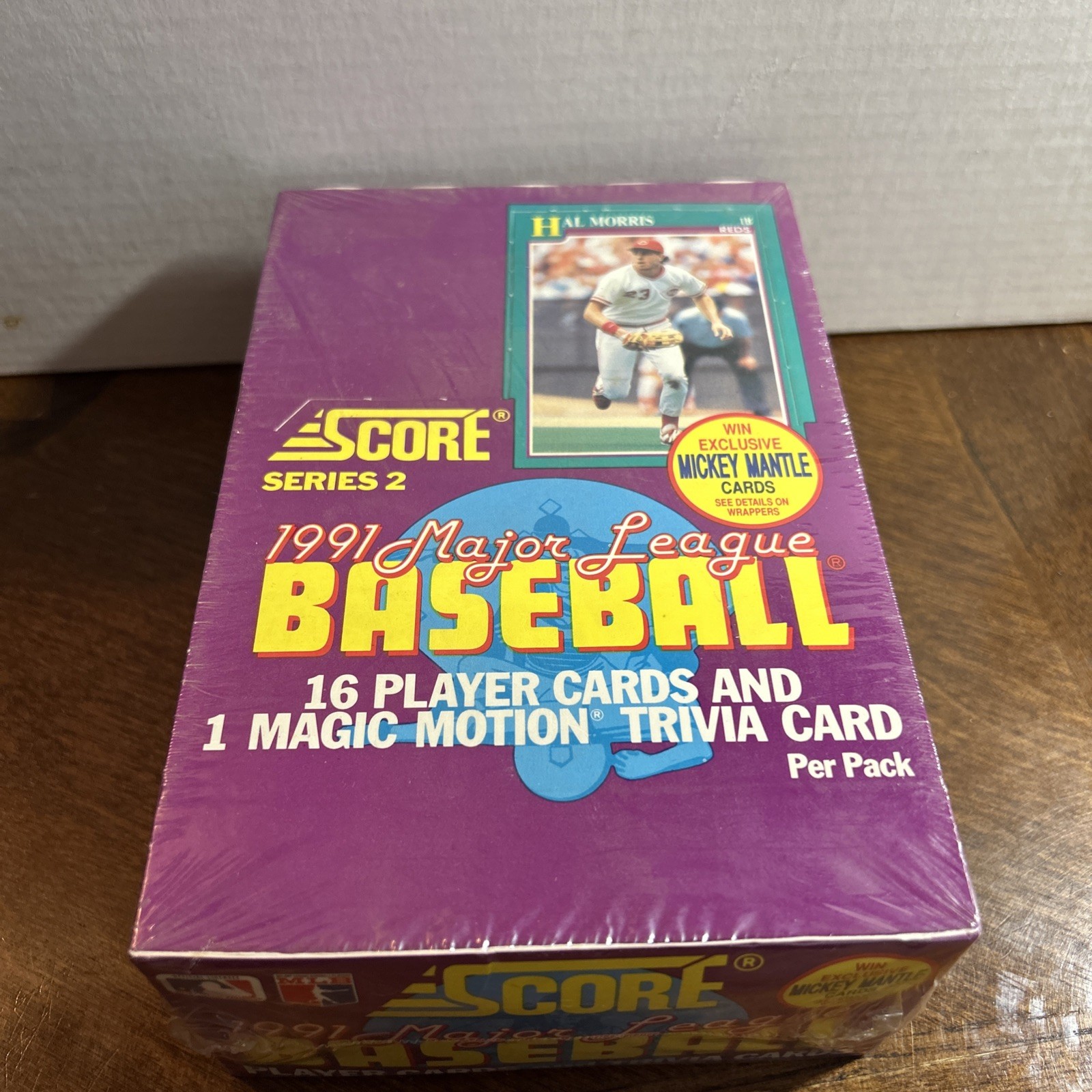 1991 Score Series 2 Baseball Wax Box 36 Packs Factory Sealed Mickey Mantle Auto?