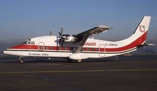 Short 360 S-360-200 Loganair Desktop Wood Airplane New Model Small Scale 1/72