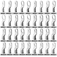 Tinned Copper Ends Cable Lug AWG Welding Battery Marine Cable Wire Ring Terminal