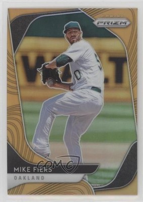 2020 Panini Prizm Tier III Neon Orange Prizm 36/100 Mike Fiers #219 0a4s