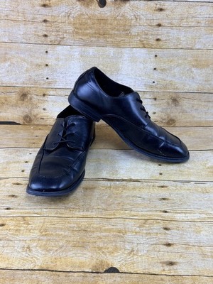 Sonoma Goods For Life Boys Black LaceUp  Memory Foam Oxford Dress Shoes Size 7