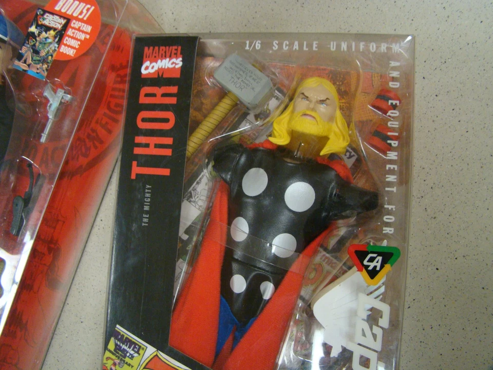 FIGURA ORIGINAL CAPITÁN ACCIÓN - Figura Thor Y TRAJES SPIDERMAN NUEVO SELLADO Foto 2 de 4