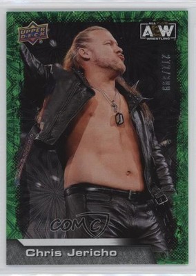 2022 Upper Deck AEW All Elite Wrestling Green Pyro 272/399 Chris Jericho #1 yl0