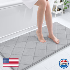 Olanly Memory Foam Bath Mat 44X24 Ultra Soft And Absorbent Bathroom Rugs