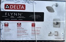 Delta Flynn Stainless 1-handle Single funct 5.25-in Round Bathtub shower Faucet