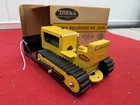 Tonka Pressed Steel Bulldozer No. 2300 Yellow and Black Toy with Box