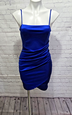 cotton gowns & formal dresses Long Formal Dress t213 by Ladivine Navy / XSmall