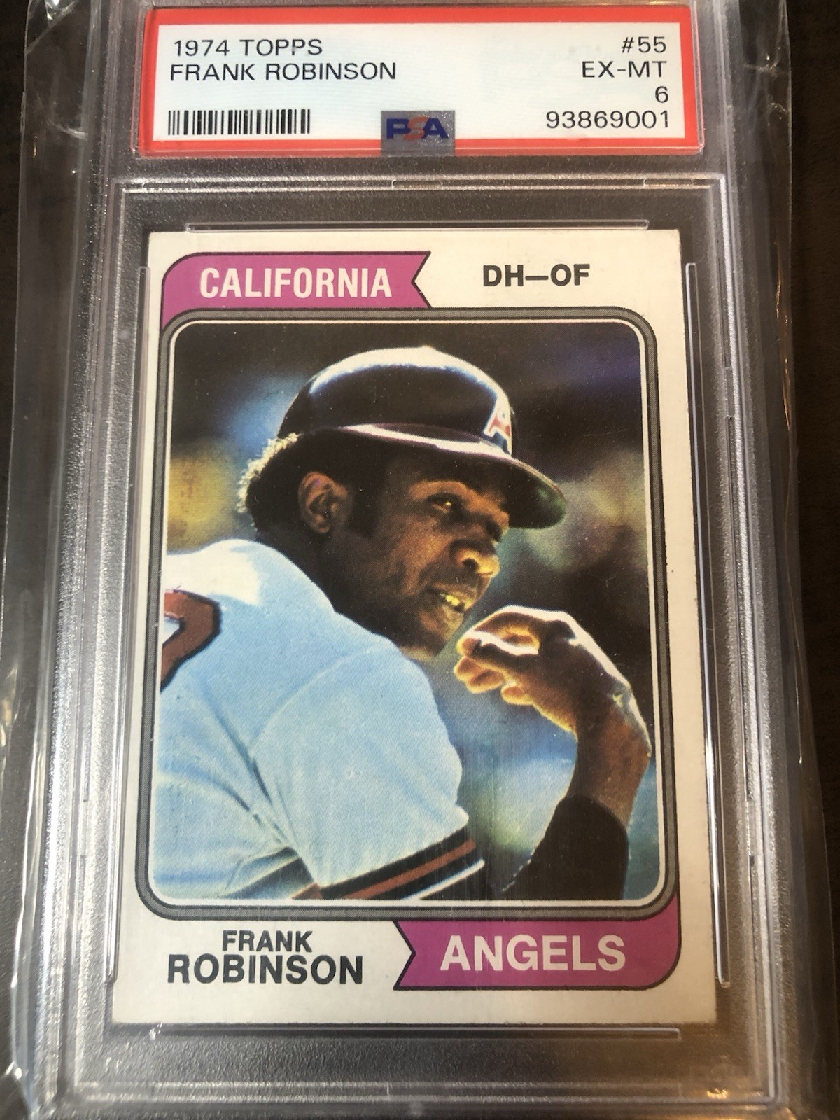 1974 Topps #55 Frank Robinson - PSA 6