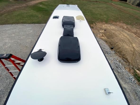 100% Silicone Roof Sealant - Self Leveling - Complete 1 Gallon Black