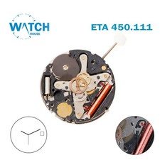 ETA 11 "' cal. 450.111 White Date Disk 3 - Swiss watch Movement.