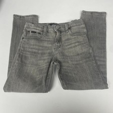 Polo Ralph Lauren Sullivan Slim Grey Jeans Kids Size 6 Adjustable Waist Denim