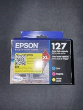 Epson T127520 Color Ink Cartridges - Cyan, Magenta, Yellow 3/2029 Exp