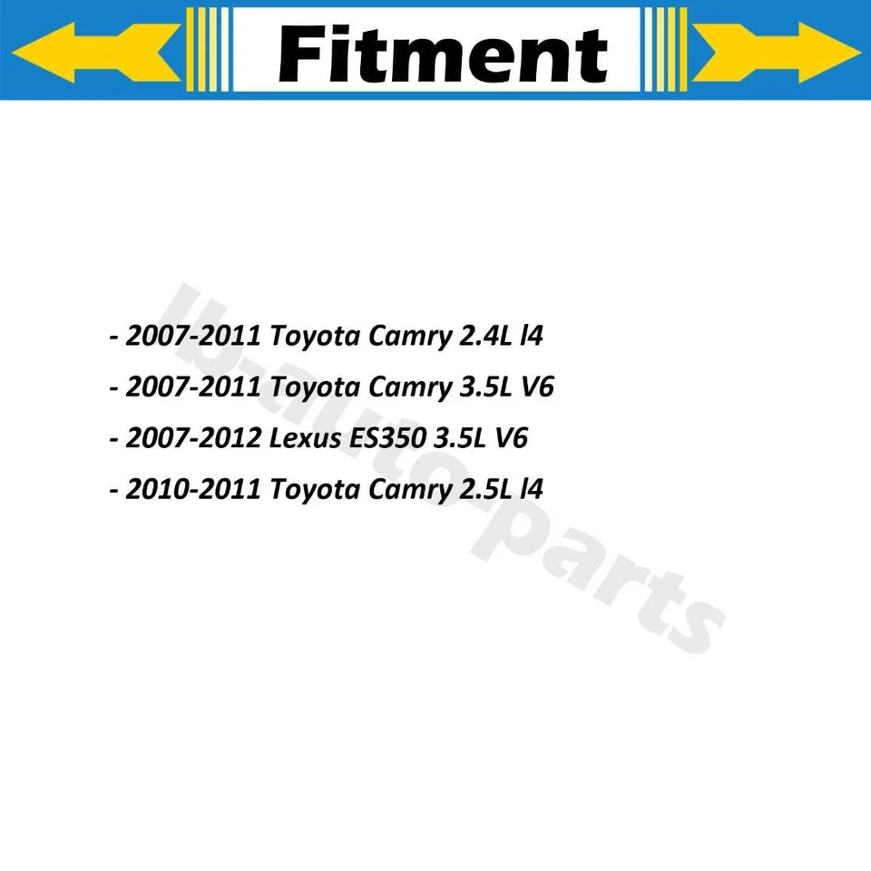 Kit de 4x manguera hidráulica de freno delantero trasero para Camry para Lexus ES350 2007-2012 Foto 2 de 4
