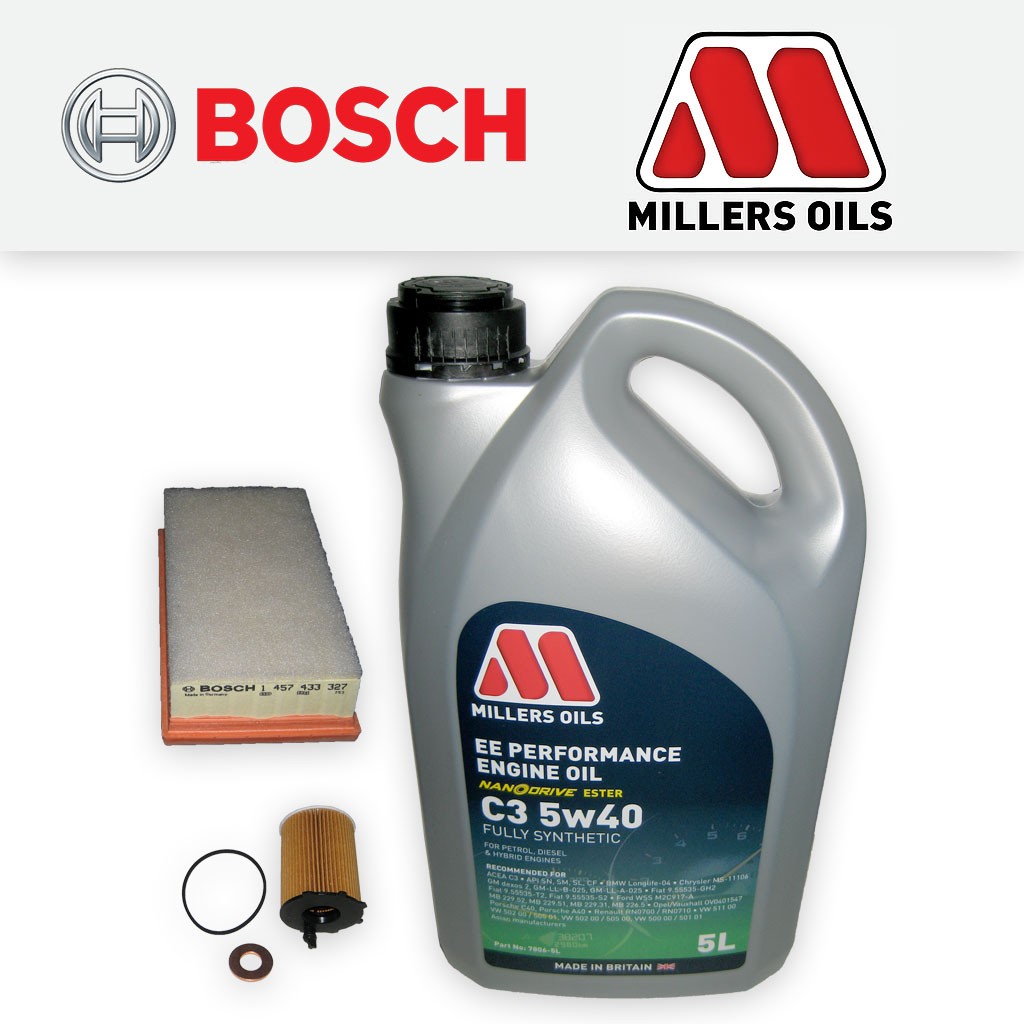 SERVICE KIT for MINI ONE CLUBMAN COOPER D R55 R56 OIL AIR FILTERS +OIL 2007-2010