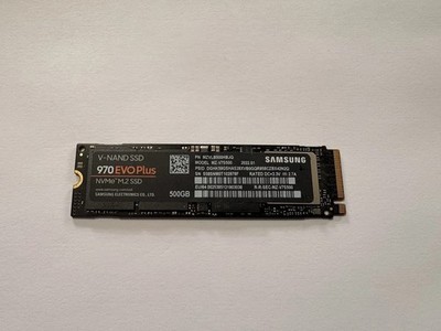 Samsung 970 EVO Plus 500GB M.2 NVMe SSD MZ-V7S500 - Good Drive Health