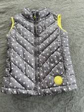 GAP Gray Polka Dot Kids Outdoor Winter Puffer Vest Size Small