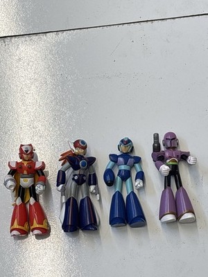 Mega Man X Action Figure Lot Zero Vile Jazwares Capcom Video Game Toys 4 Figures