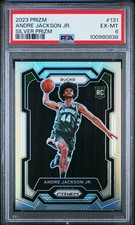 2023 PANINI PRIZM SILVER PRIZM #131 ANDRE JACKSON JR. PSA 6