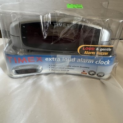 TIMEX T109S DIGITAL EXTRA LOUD ALARM CLOCK LARGE DISPLAY SEALED BATTERY BACKUP