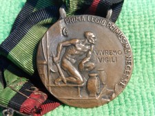 Medaglia Milizia Ferroviaria MVSN 1 Legione Ferrea Torino 1923 PNF CC.NN.