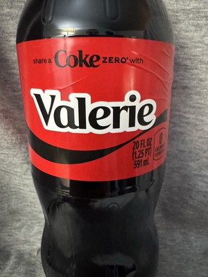 Share a Coke with Valerie 2025 Personalized Gift Coca~Cola Bottle