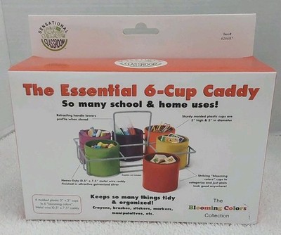 Sensational Classroom The Essential 6-Cup Caddy Multicolors #626687 Home School