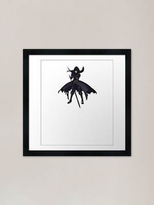 Die Eminenz im Schatten solo gerahmtes gerahmtes Wandbild Poster Leinwanddruck Bild