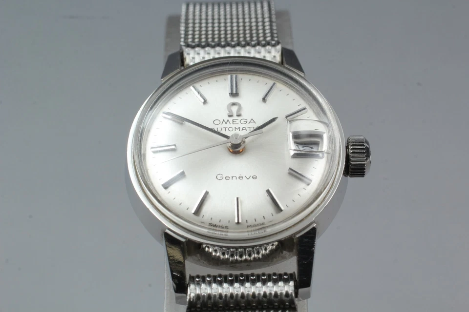 Vintage 1969 [Near MINT] Omega Geneve Cal.681 21mm Automatic Silver Women's - Image 2 of 4