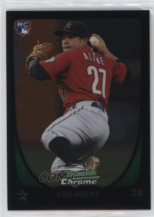2011 Bowman Draft Chrome Jose Altuve #11 1q5