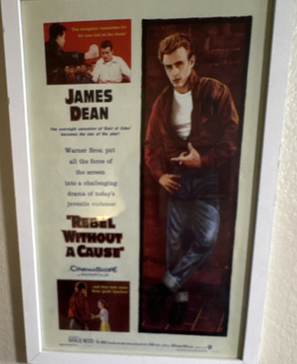Original 1955 Movie Poster Rebel Without a Cause James Dean Natalie Wood