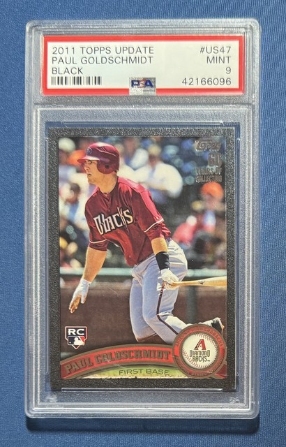 2011 Topps Update Paul Goldschmidt Black 40/60 PSA 9 RC Diamondbacks US47