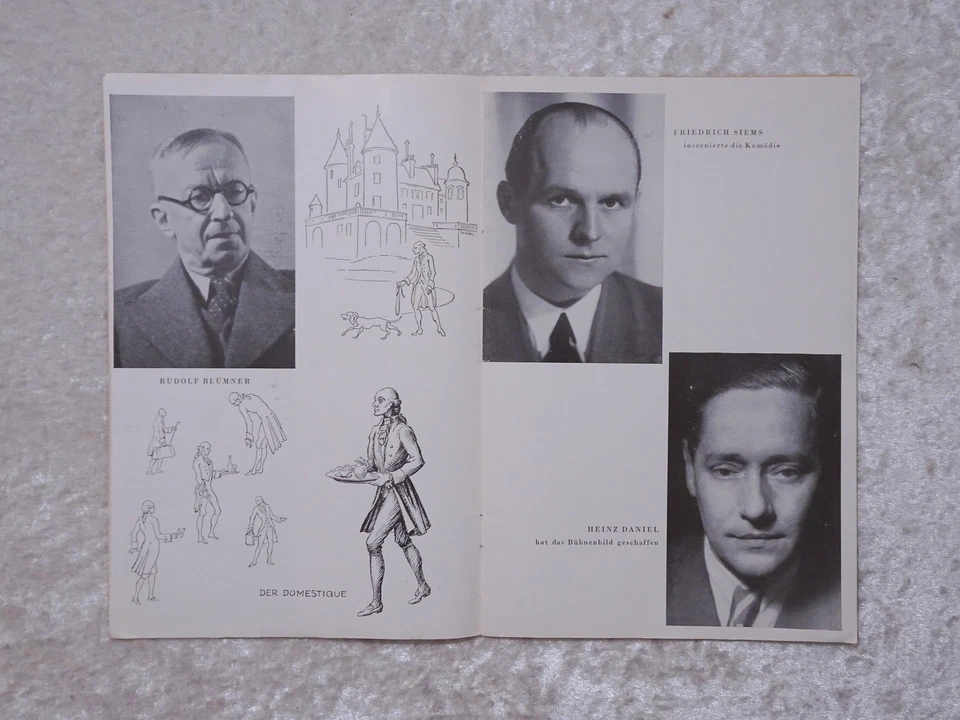 Broschüre Komische Oper Berlin Direktion Hanns Horak Spielzeit 1938/39 - Vintage - Bild 4 von 4