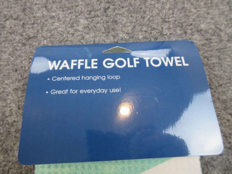 Toalla de golf Texas A&M Aggies verde blanca gofre universidad golf Wincraft Foto 4 de 4