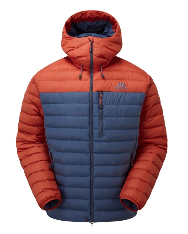 Chaqueta Con Capucha Earthrise Para Hombre Ligera De Plumas Dusk - Rojo