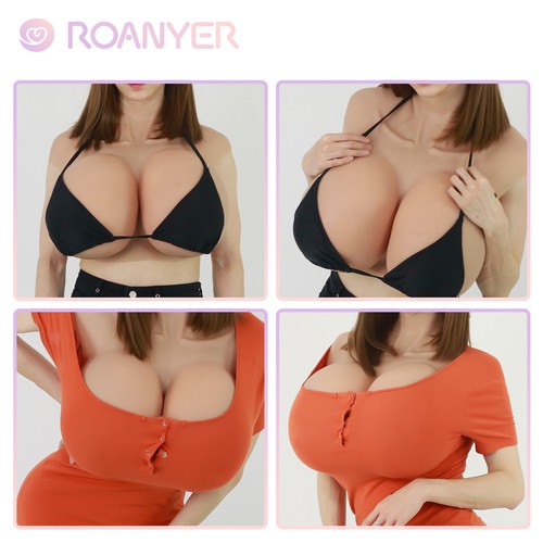 Roanyer Crossdresser Silicona Senos Forms Copa S Falso Boob Transgénero Cosplay - Imagen 15 de 21