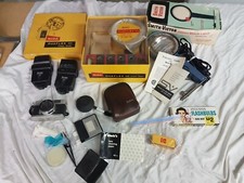 Konica C35 Camera vintage accessory lot Kodak Duaflec Smith Victor 35mm
