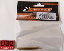 Scaleauto SC-1210B Axle 50Mm Steel Hard Gold Surface Axle 2.38Mm 2 Units