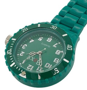 green fob watch