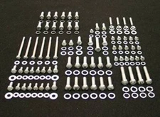 CHEVY ENGINE BOLTS KIT STAINLESS STEEL 4.3L 262 V6 HEX SCREW SET