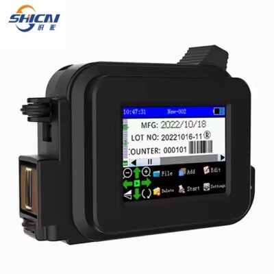 Mini Hand Printer Mini Printer on the Screen Portable Handheld Inkjet Printers